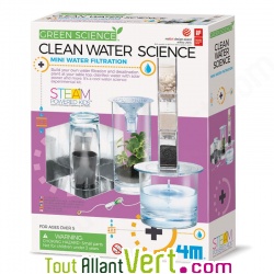Filtre � eau, jeu et exp�riences sur l\'eau, Green Science 4M, 5 ans+