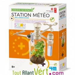 Station m�t�o, jeu et exp�riences, Green Science 4M, 5 ans+