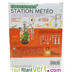 Station m�t�o, jeu et exp�riences, Green Science 4M, 5 ans+
