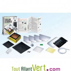 Science solaire, jeu pour cr�er un four et un chauffe-eau solaire, Green Science 4M, 8 ans+