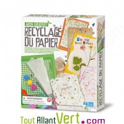 Papier recycl�, apprendre � faire son papier recycl�, Green Science 4M, 8 ans+