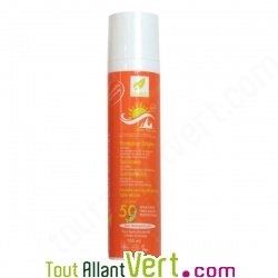 Cr�me solaire Indice 50, peau tr�s sensible et enfants, 100% min�rale, tube 100ml