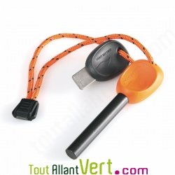 Pierre � feu su�doise Firesteel mod�le Army compact Orange
