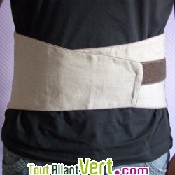 Ceinture chauffante pour dos aux graines de lin des Flandres, Milles Oreillers