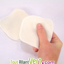 Disques � d�maquiller lavables en coton bio, lot de 10