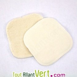 Disques � d�maquiller lavables en coton bio, lot de 10