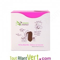 Kit coton d�maquillant lavable coton bio et son filet Mini