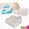 Kit lingettes essuie-tout lavables et le filet pour machine � laver