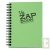 Bloc spirale uni recycl� vert A6 Demi ZapBook