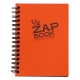 Bloc spirale uni recycl orange A6 Demi ZapBook