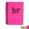 Bloc spirale uni recycl� rose A6 Demi ZapBook