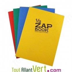 Bloc uni recycl� 160p blanche Demi ZapBook