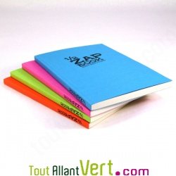 Bloc uni recycl� A5 bleu Demi ZapBook