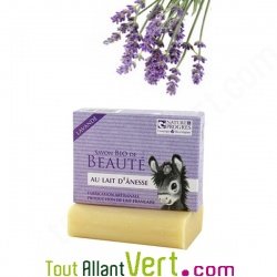 Savon au lait d\'anesse Bio Lavande 100g Nature et Progr�s