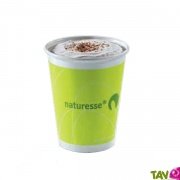 Gobelet en carton cellulose jetable  usage unique bio, pour boissons froides et chaudes