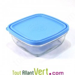 Plat de conservation en verre avec couvercle 17cm