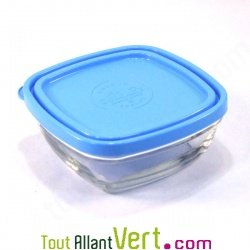 3 boites de conservation en verre avec couvercle