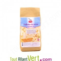 Paillettes de savon v�g�tales bio pour lessive �colo, 1Kg