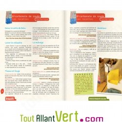 Cahier de recettes pour le m�nage et la lessive 100% ecolo