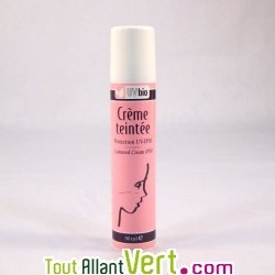 Cr�me solaire teint�e anti-UV Indice 30, UVBio