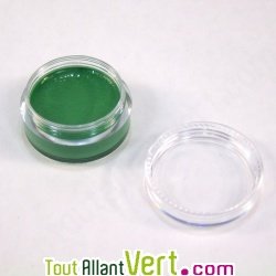 Pot de maquillage enfant bio, cr�me coloris vert 6ml