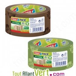 Ruban adh�sif d\'emballage recycl� et �cologique