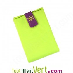Sac � sandwich r�utilisable et lavable vert