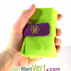 Sac � sandwich r�utilisable et lavable vert