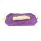 Housse pour sandwich ou gouter, reutilisable et lavable, bleu