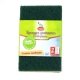 Eponge verte et jaune �cologique grattante et nettoyante, lot de 2