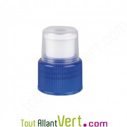 Bouchon sport bleu pour gourde en verre, Emil die Flasche