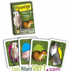 Jeu de cartes Minimemo Animaux de la Ferme