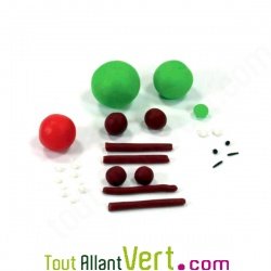 Pate � modeler en batons 10 couleurs 100% Cire d\'Abeille