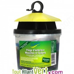 Pi�ge � mouches naturel � base de poudre de poisson, efficacit� 2 mois et plus