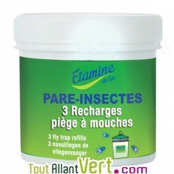 Recharge pige  mouches poudre de poisson, lot de 3