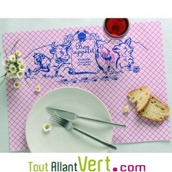 20 Sets de table originaux Eco-Design Bon app�tit