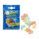Tinti - Confettis de bain multicolores, en forme de poissons, Sachet 8g