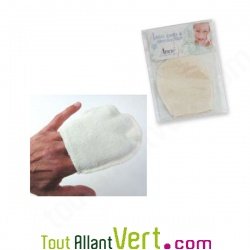 Mini gants � d�maquiller lavables en coton bio, lot de 4