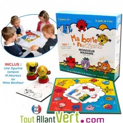 Jeu de plateau Ma boite � r�actions Monsieur Madame, 4 ans+