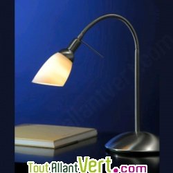 Lampe de table blind�e, m�tal bross� contre champs �lectromagn�tiques