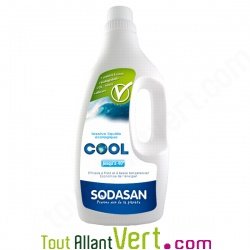 Lessive liquide � froid �cologique, Cool 40�C max Sodasan 1.5 litre