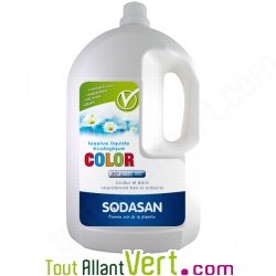 Lessive liquide �cologique Color Sodasan 4 litres 1/8