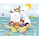 Puzzle enfant 30 pi�ces Le bateau, 29x24cm en �coconception