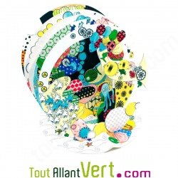 Coloriage originale 3D Color sur papier certifi�