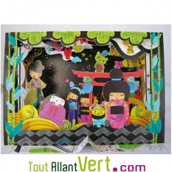 Coloriage originale 3D Color sur papier certifi�
