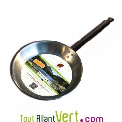 Po�le � frire en fer sans rev�tement, la poele bio!