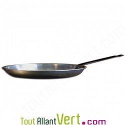 Po�le � frire en fer sans rev�tement, la poele bio!