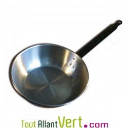 Po�le sauteuse en fer sans rev�tement 28cm