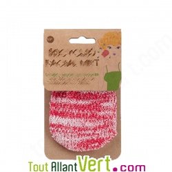Petit Gant exfoliant facial, visage, coloris Rouge