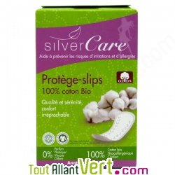 Prot�ge slip en coton bio, lot de 30, Silvercare